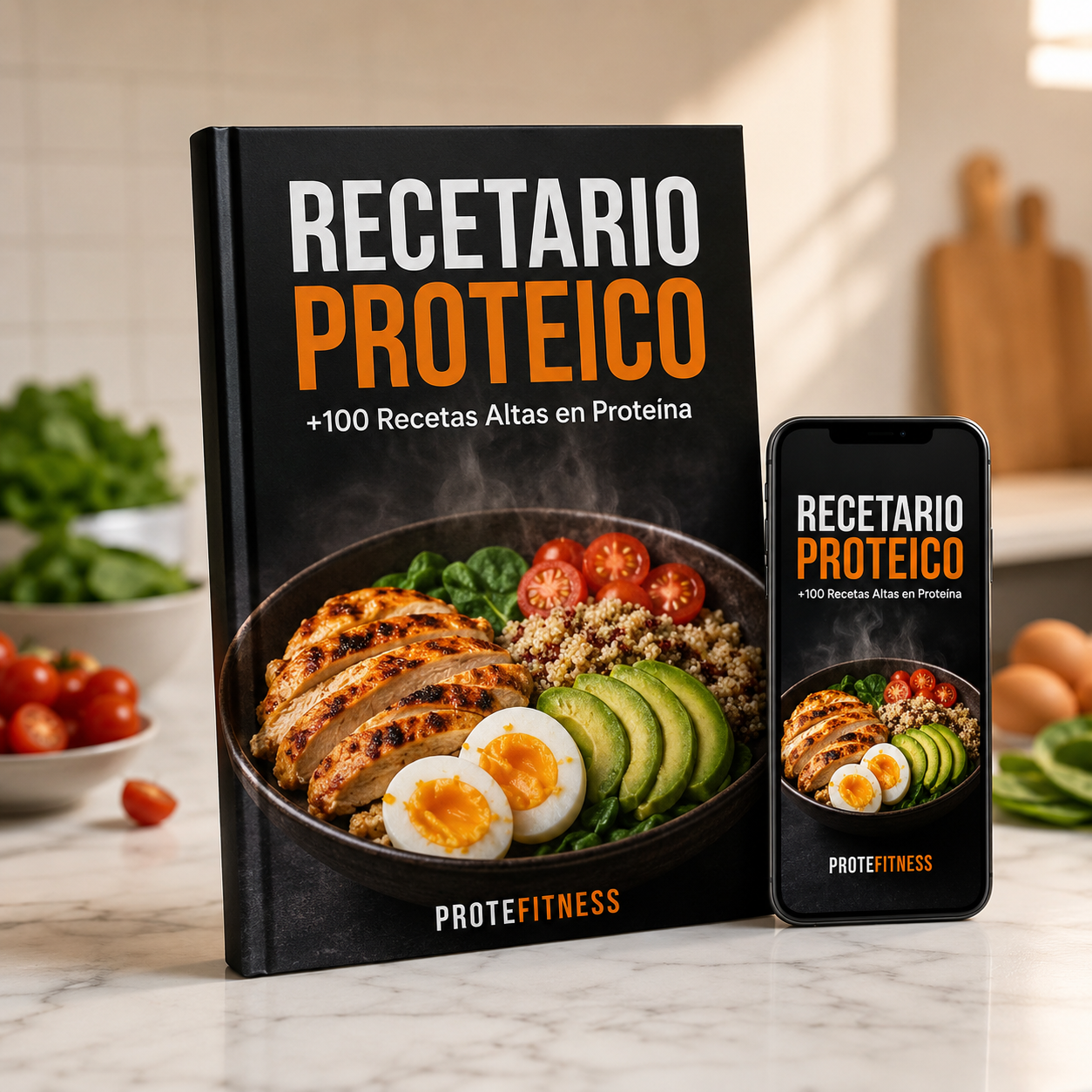 Recetario Proteico: +100 Recetas Altas en Proteína.