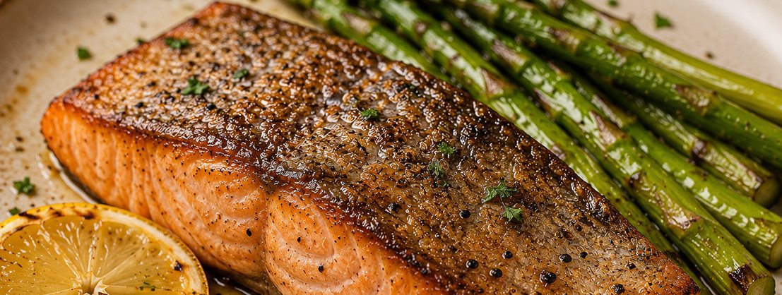 Baked Salmon with Asparagus
